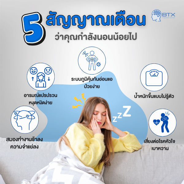 เตือนอาการนอนน้อย