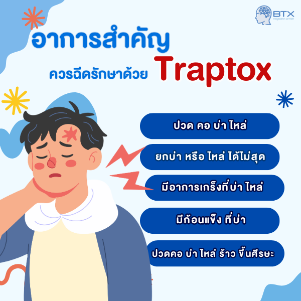 อาการ Traptox